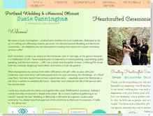 Tablet Screenshot of heartcraftedceremonies.com